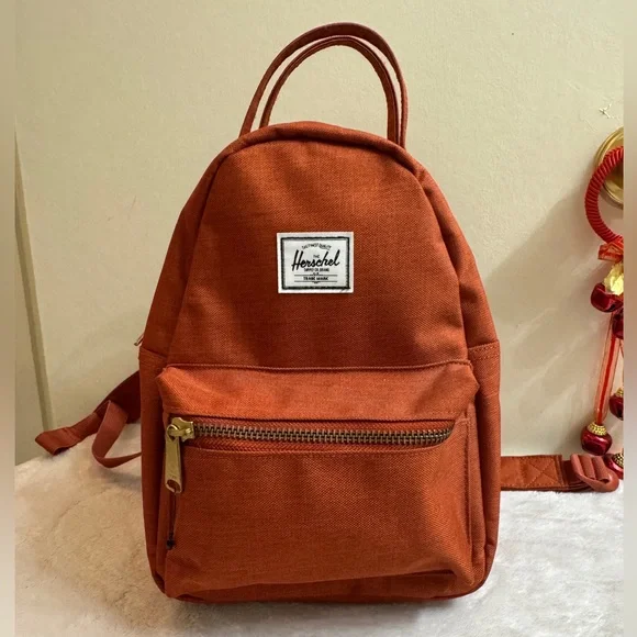 Herschel Nova Mini Backpack – Rust/Orange – Pre-Owned (Great Condition) - Picture 4 of 16